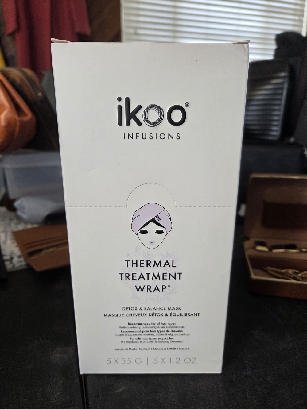 Ikoo Infusions Thermal Treatment Wrap - Detox & Balance Mask 5 Sheet In The Box